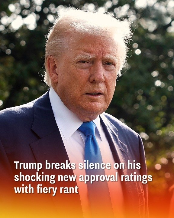 Trump speaks out on his surprising new approval ratings with an impassioned outburst.