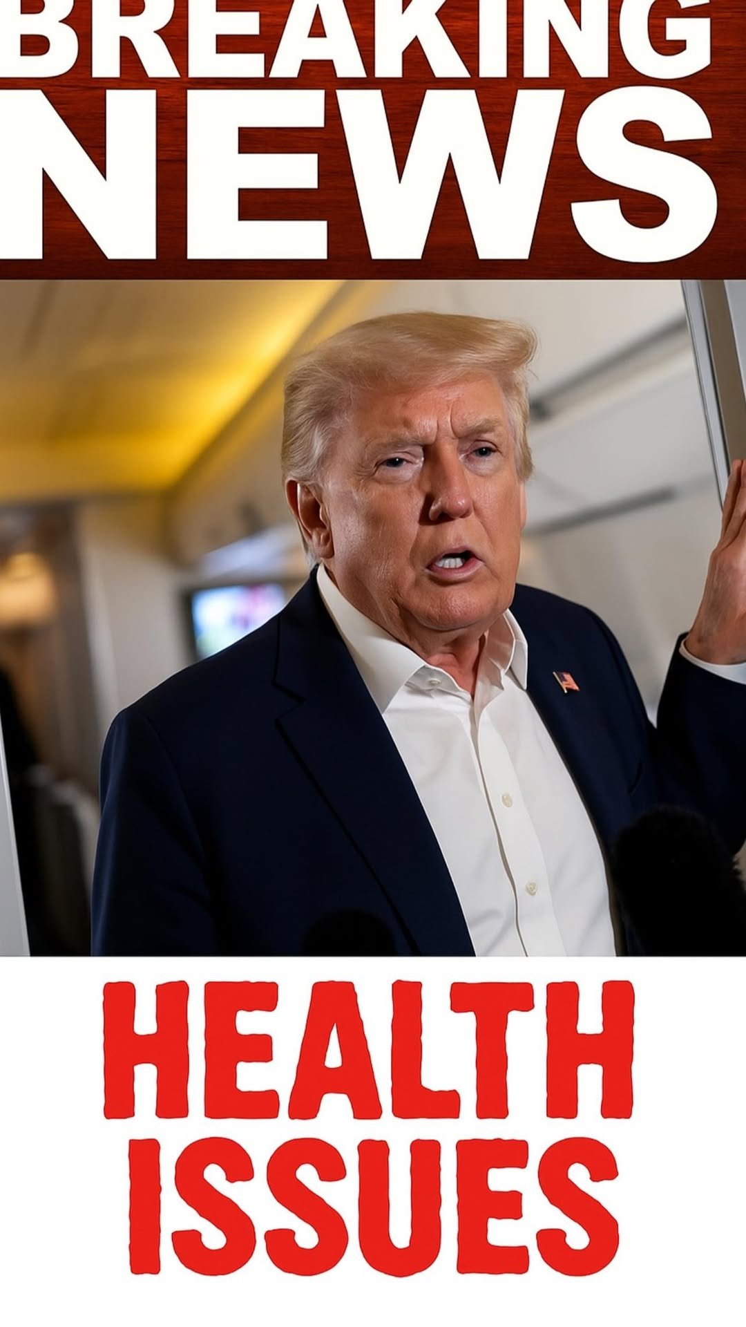 Concerns Arise Over Trump’s Health Amid Speculation of a Catheter