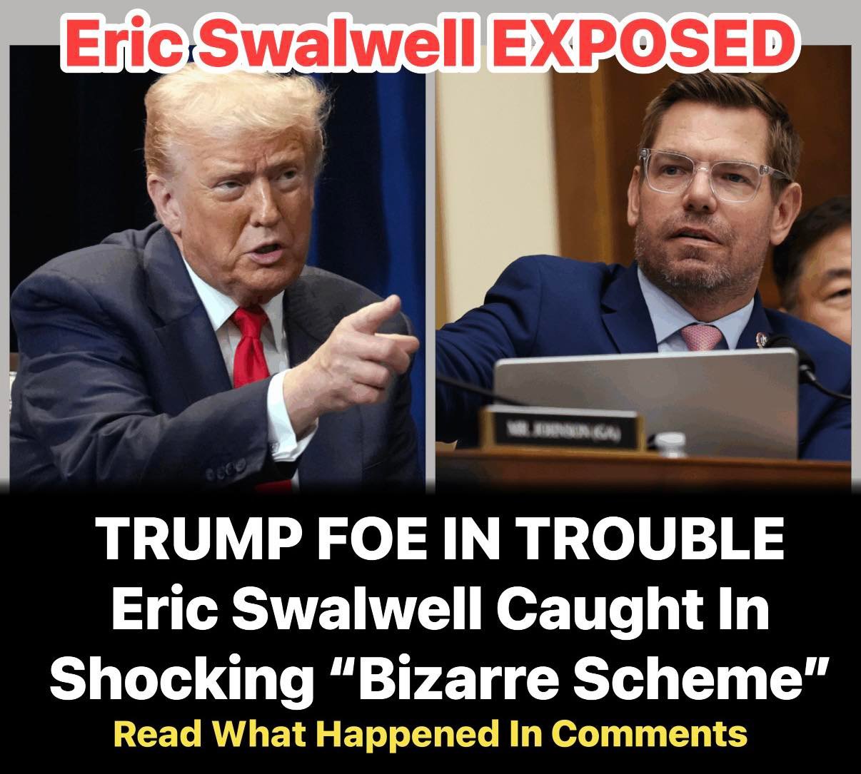 Records Show ‘Bizarre Inconsistency’ Regarding Payments From Trump Foe Eric Swalwell