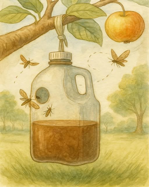 Grow Worm-Free Apples Naturally: The DIY Codling Moth Trap That Actually Works