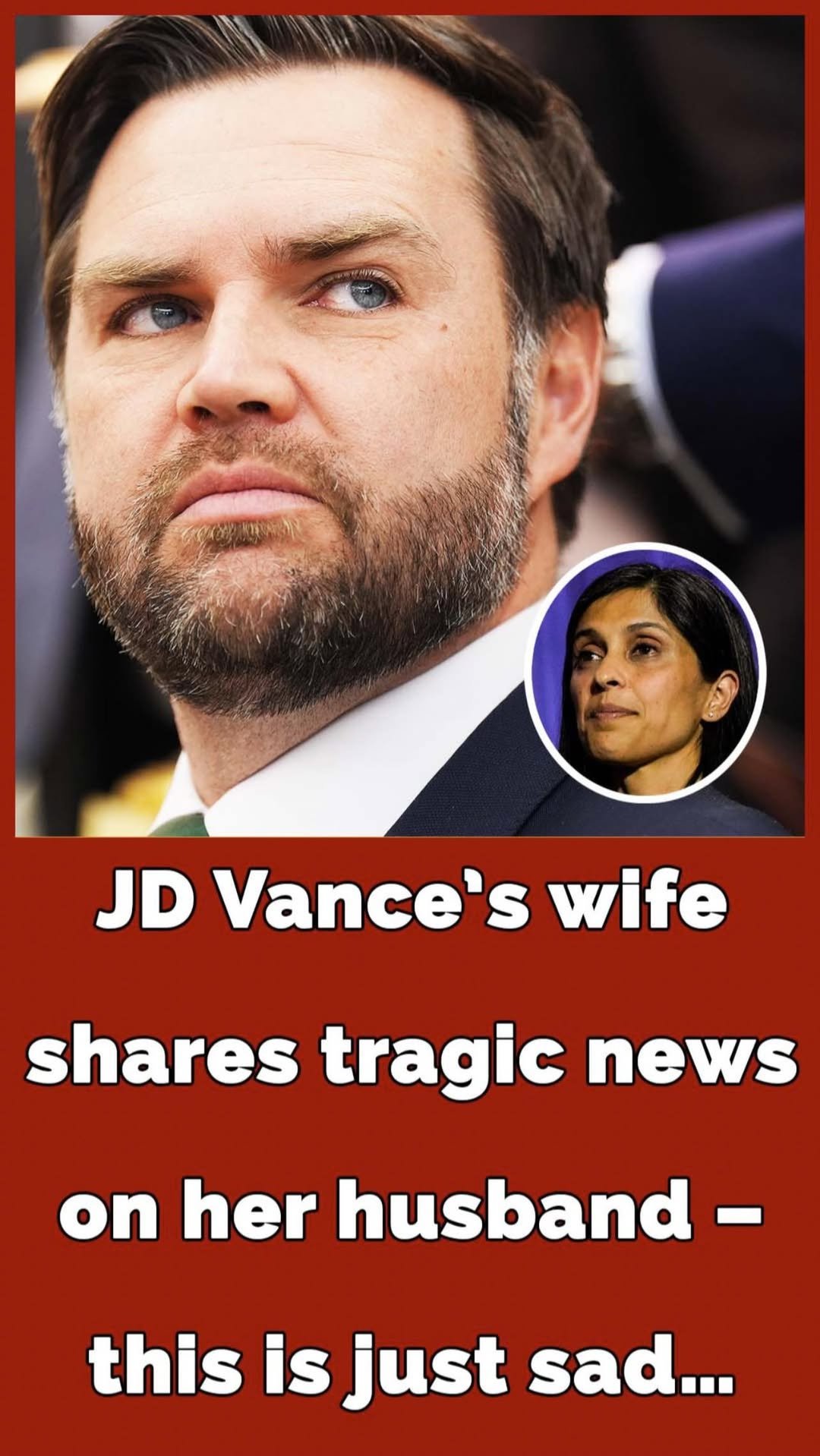 Usha Vance says husband JD Vance’s life is “very lonely”