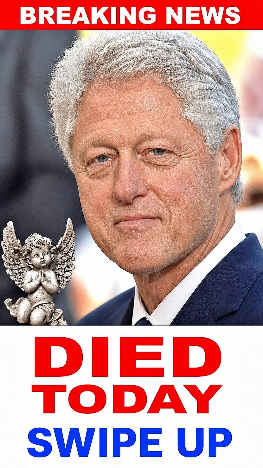 Our thoughts and prayers go out to Bill Clinton